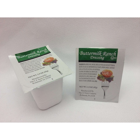 Sauer Sauer Buttermilk Ranch Dressin 1.5 oz. Cup, PK100 06377